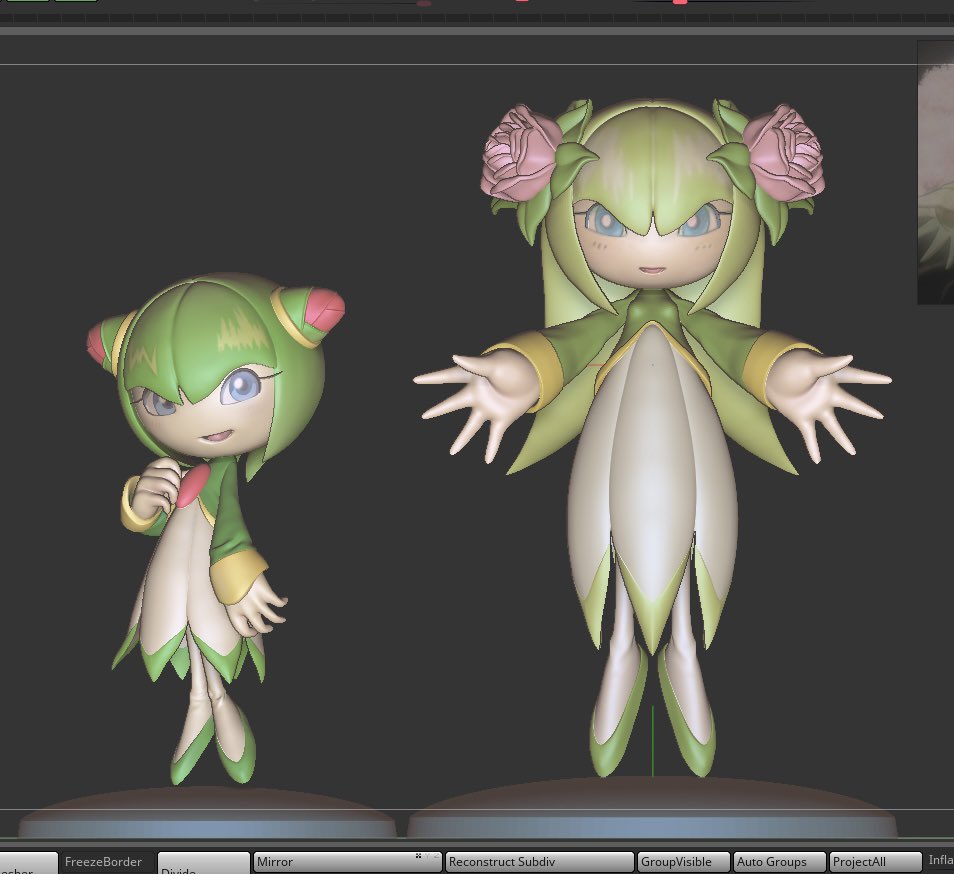 Smol Cosmo 🥺 🌱
( 3D print soon ~ )

#savecosmo 
#cosmotheseedrian
