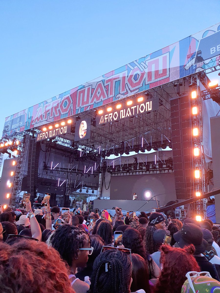 whereistega's tweet photo. ayra starr performing at afronation 2024.  https://t.co/TEmEvykgxM