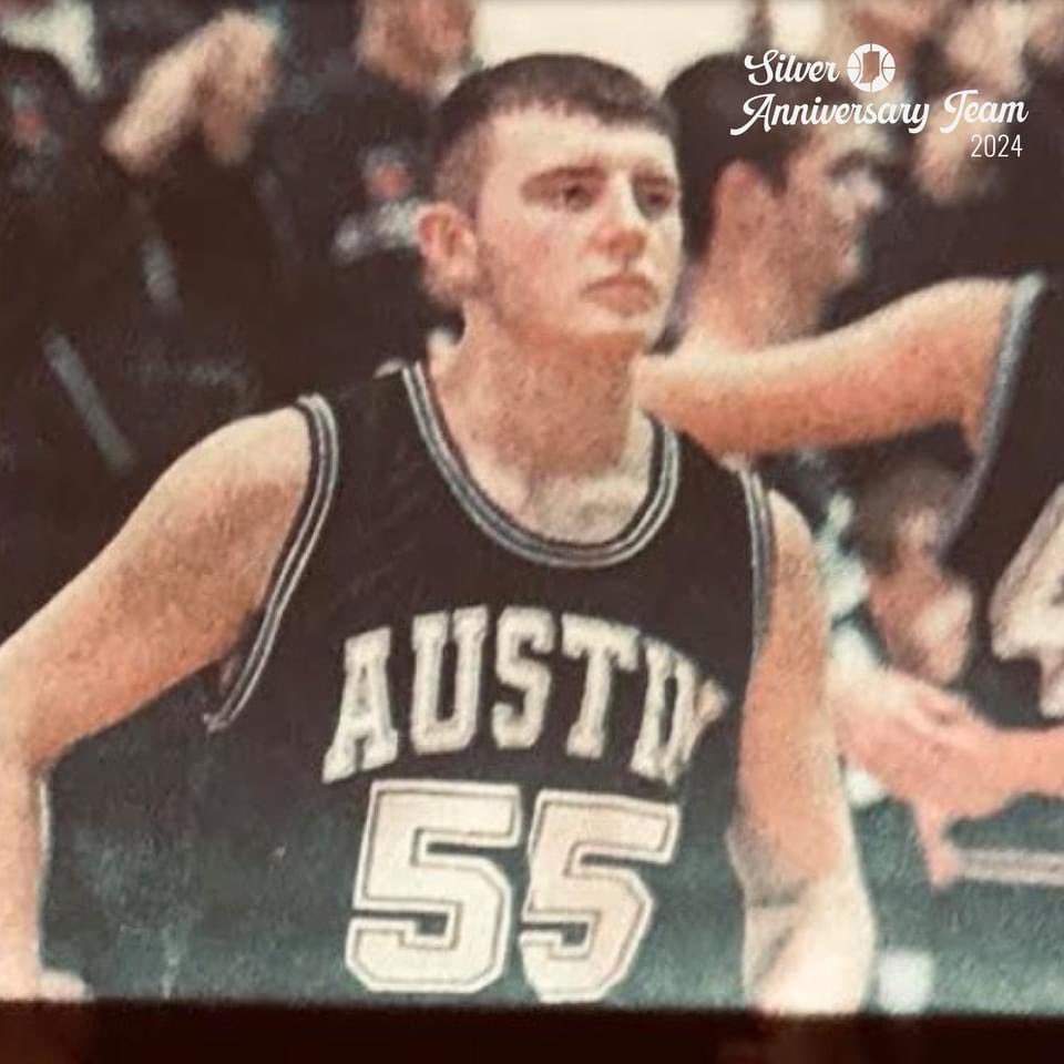 HoopsHall's tweet photo. Silver Anniversary Saturday | Bruce Johnson, @austinINhs 

Bruce scored 1,577 career points and was a four-time all-conference selection and conference MVP as a senior for Austin High School. He played one season at Kentucky Wesleyan and three seasons at Bellarmine where he was twice the team’s leading scorer.