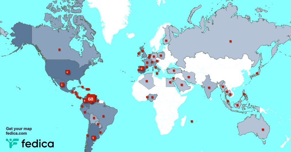 Tengo 5 nuevos seguidores, desde Venezuela 🇻🇪 durante la última semana fedica.com/!FESTIVALCINEL…