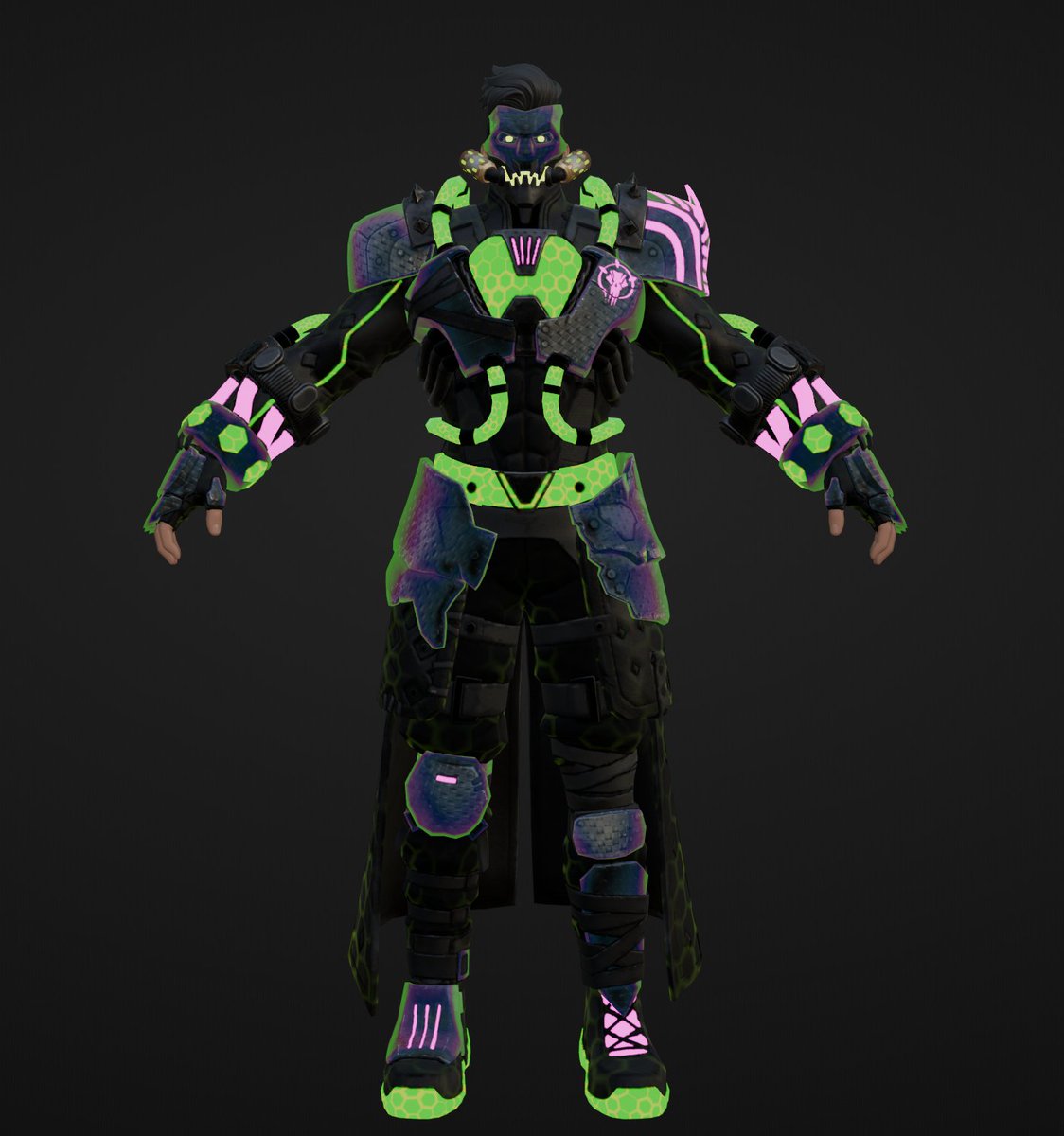 2ndAlienRobot's tweet image. 11 hours of Material making in Blender 💀
Fucking Megalo Don Super Styles (also yes I know the glitched one looks a lil different, but honestly the silly texture for his background was horrible)
#FortniteBlender #FortniteWrecked #FortniteAbsoluteDoom #FortniteChapter5Season4