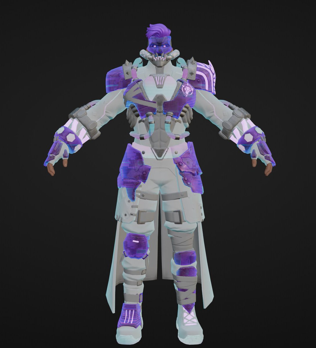 2ndAlienRobot's tweet image. 11 hours of Material making in Blender 💀
Fucking Megalo Don Super Styles (also yes I know the glitched one looks a lil different, but honestly the silly texture for his background was horrible)
#FortniteBlender #FortniteWrecked #FortniteAbsoluteDoom #FortniteChapter5Season4