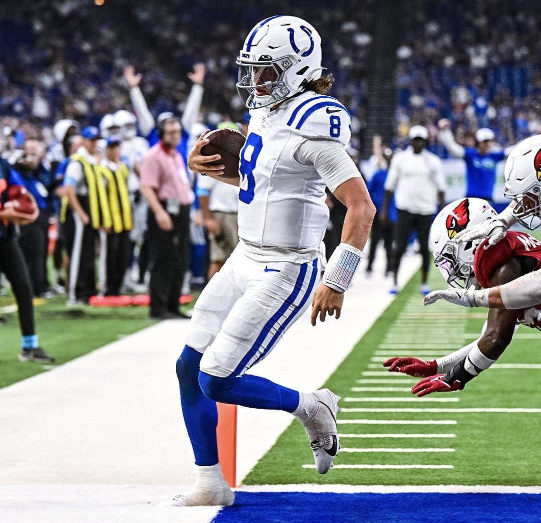 Colts Quarterback Jason Bean went 7/9 for 94 passing yards to go along with a rushing touchdown in preseason action against the Cardinals tonight!