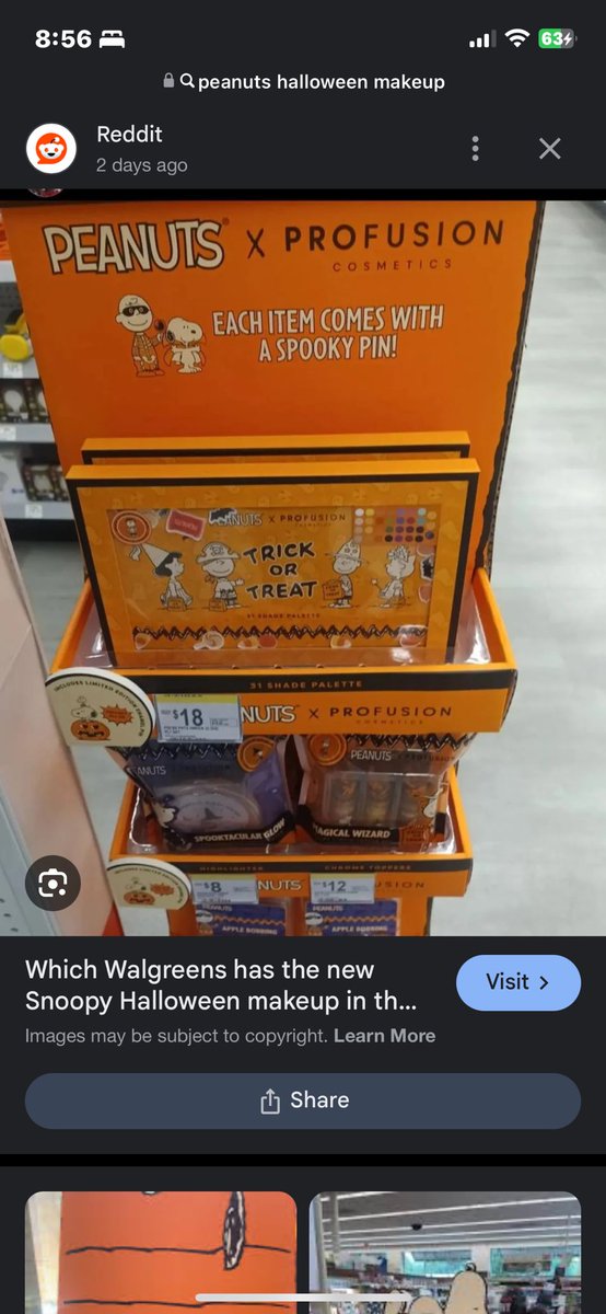 VikingJen's tweet image. Peanuts Halloween makeup 2024! This one is for you @LoveCindyCee , time to start being on the lookout 👀 #profusion #walgreens #peanuts