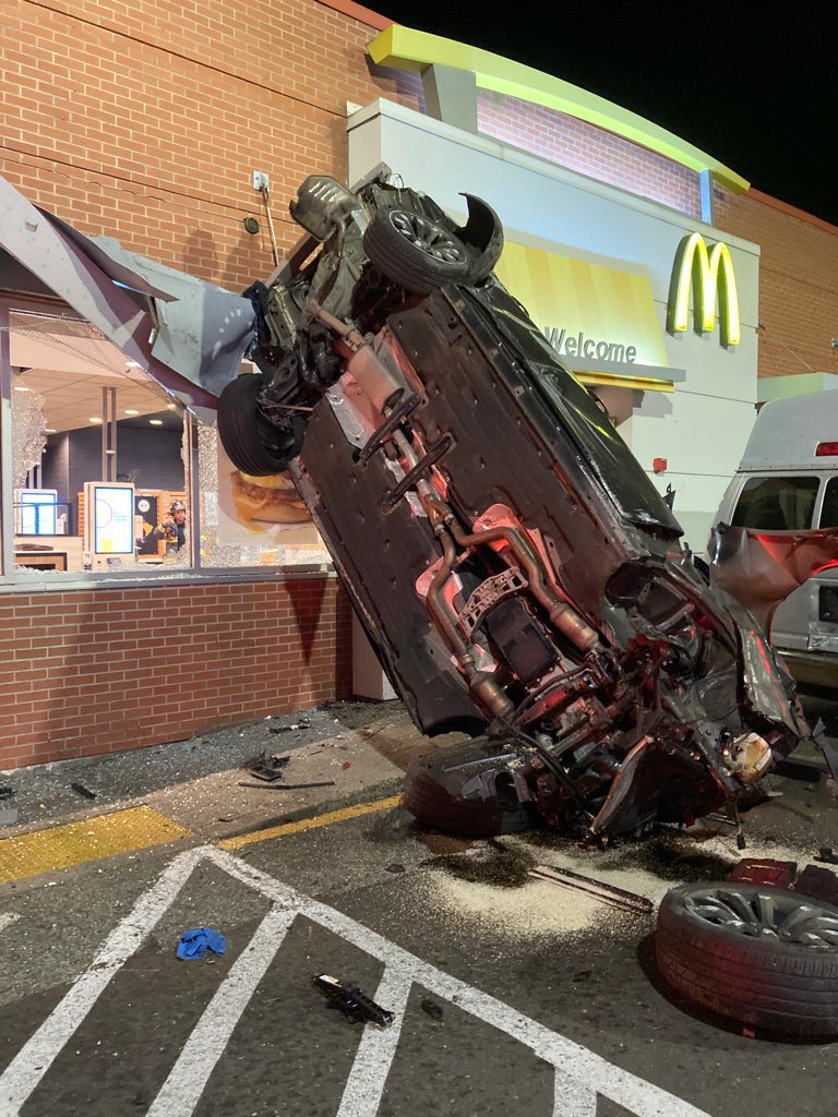 SFD “On Scene “ 806 Boston rd MVA one occupant self extricated and was transported to a local hospital with non life threatening injuries one patron was also transported to a local hospital with non life threatening injuries.