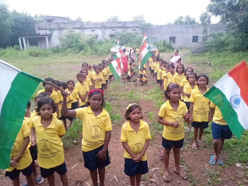 sevacomplex's tweet photo. HAR GHAR TRIRANGA Rally by Seva Samaj Educational Complex Jabarguda.
@TribalAffairsIn
@jualoram
@scstdevdept 
@PMOIndia
@CMO_Odisha https://t.co/t7uamAl0xj