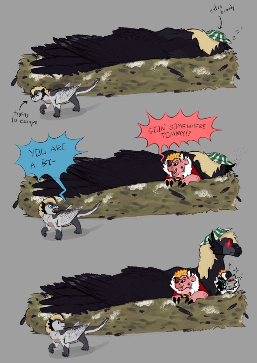 fallssong's tweet photo. Failed escape - Minecraft Drakon Au #philza #technofanart #ranboo #tommyinnit #drakons #art #fanart https://t.co/5SuvRWm3gi