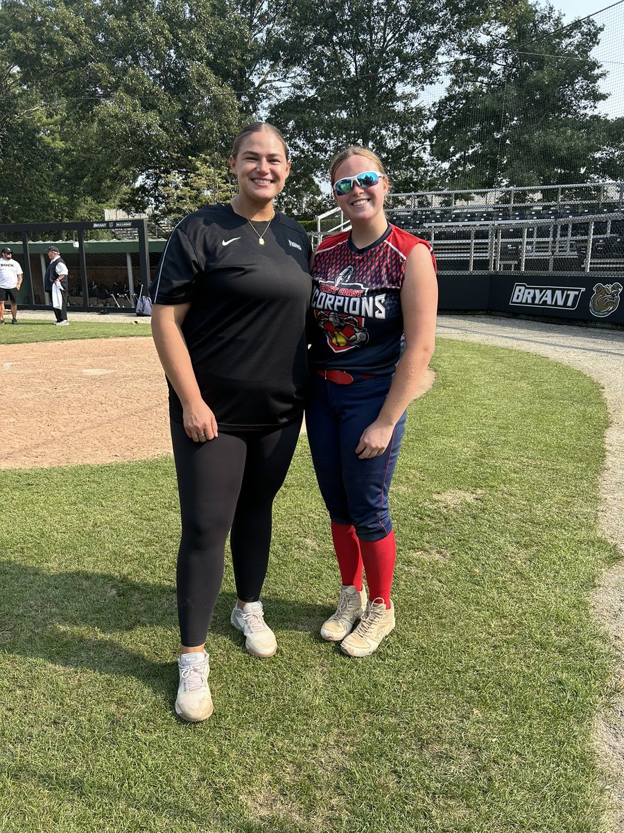 Thank you <a href="/BryantSoftball/">Bryant Softball</a> for an amazing camp today!! I loved the campus, the environment, and all the great feedback!