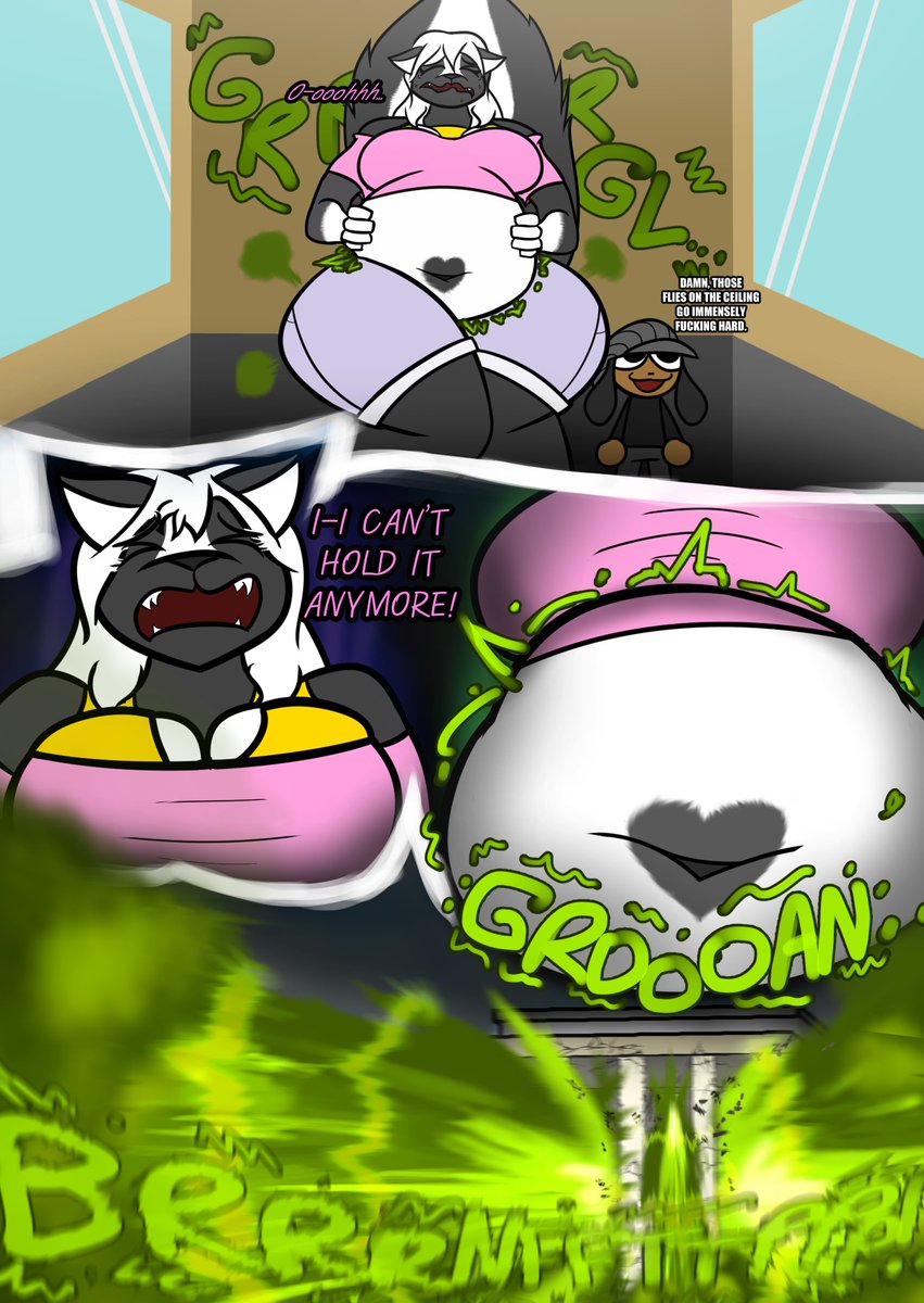 (CW: HYPERFART)

Skunks in an Elevator...a story as old as time....

Comic commission I did for <a href="/thecoasterof14/">coaster14</a>