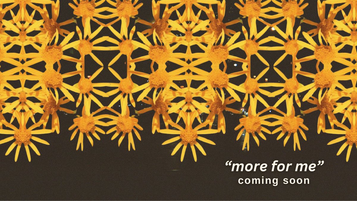 Hello! My new single called “More for Me” is dropping August 23rd! It’s giving dreamy-psychedelic-jazzy-depression-funk vibes 😱 Can’t wait for you to hear. Make sure you’re following me on Spotify/Bandcamp to stay in the loop!!! Link in bio