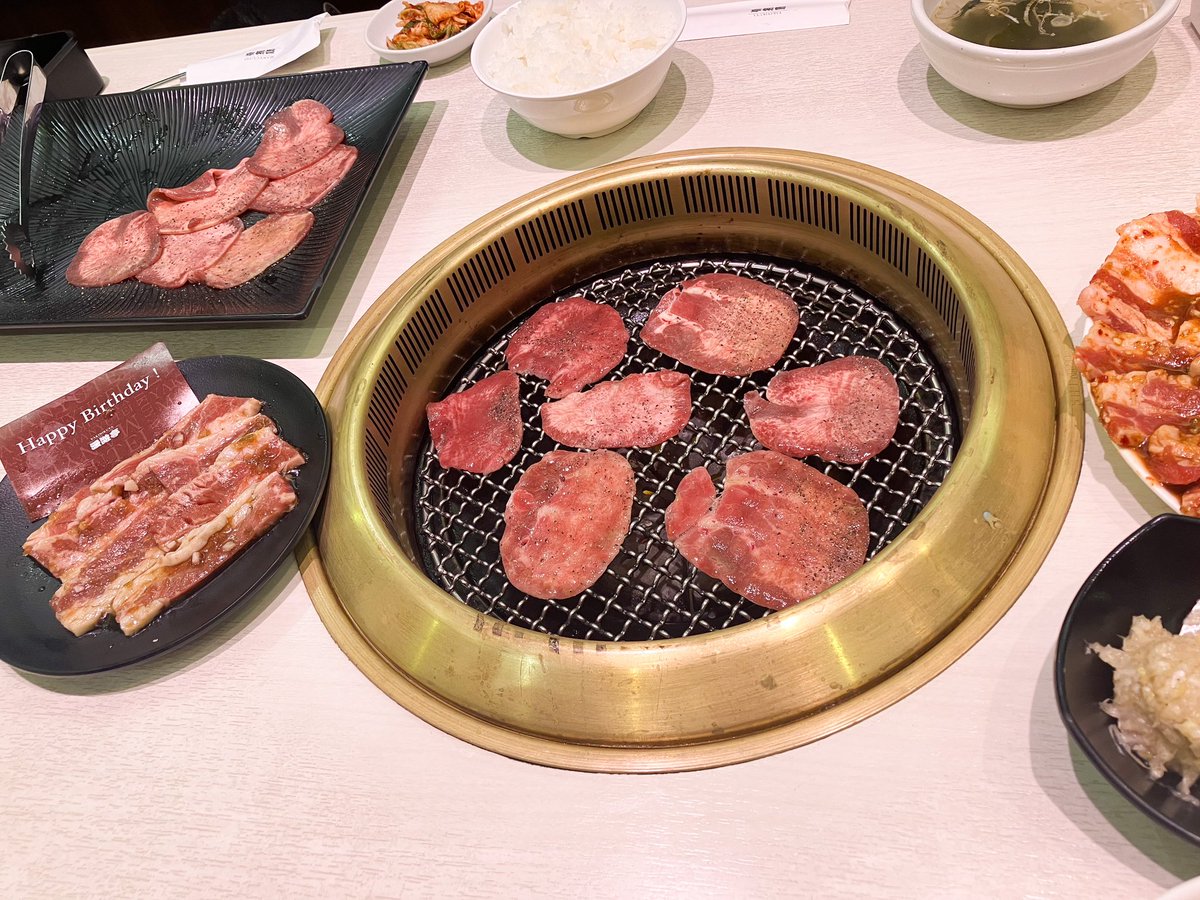 mao_anastasia's tweet photo. たからBirthday前祝い焼肉🥩🔥 https://t.co/WqFj6C8vvO