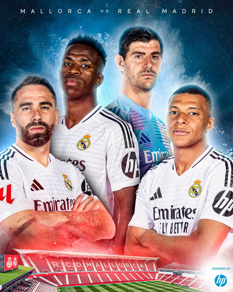 realmadrid's tweet image. 🙌 ¡Comienza @LaLiga para el campeón!
🆚 @RCD_Mallorca
⏰ 21:30 CEST
🏟️ Son Moix 
#️⃣ #MallorcaRealMadrid 
👉 @HP
