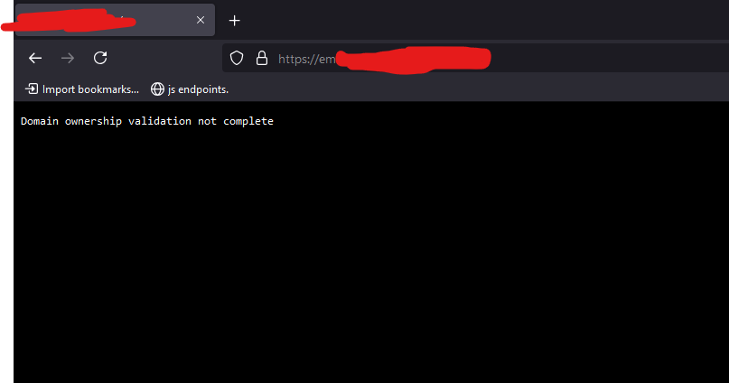 m3h3di01's tweet photo. #bugbountytips #bugbounty #bugbountyhelp
hei bug bounty family, Today I stumbled upon this subdomain of a bb program. Is it valid for subdomain takeover? If yes, can we collaborate? we can split the bounty 50/50. Thank you https://t.co/WrfIhxr7fn