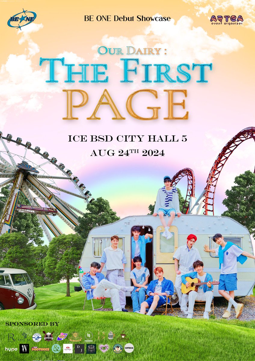 ⠀⠀ 

ㅤㅤㅤ      𝘉𝘌 𝘖𝘕𝘌 Debut Showcase
ㅤㅤㅤ      𝐎𝐮𝐫 𝐃𝐢𝐚𝐫𝐲 : 𝐓𝐡𝐞 𝐅𝐢𝐫𝐬𝐭 𝐏𝐚𝐠𝐞
ㅤㅤㅤ     ─────────────────
ㅤㅤㅤ          ICE BSD CITY HALL 5
ㅤㅤㅤ             #BEONEFirstDiary 

⠀⠀