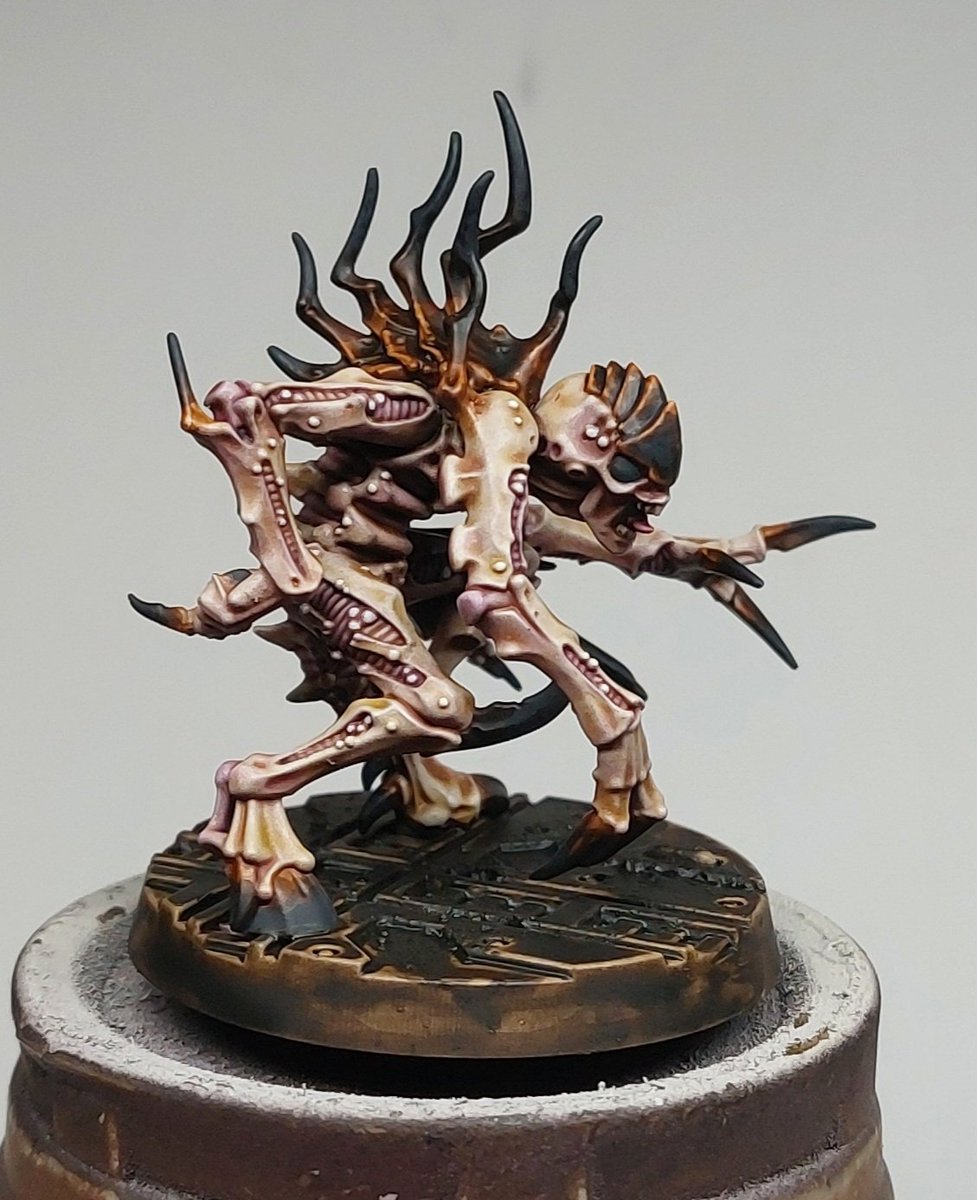 Nearly done. I just need to apply enamels to the base, then these are done. #WarhammerCommunity #warhammer40k #necromunda #PaintingWarhammer