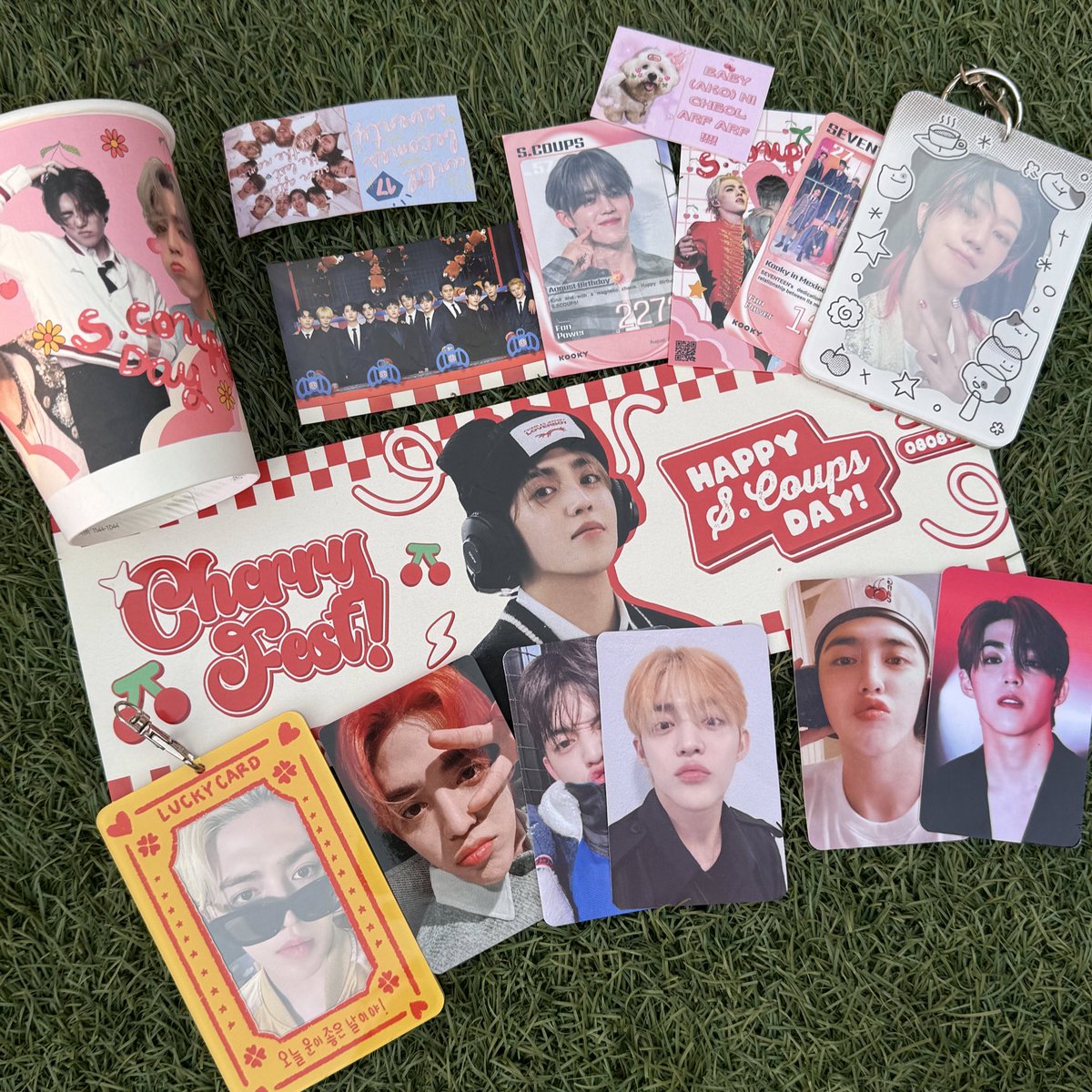 starlitminghao's tweet photo. Happy Cheol Day!! 🍒♥️

Had so much fun yesterday with carat accountants 🤭 see you next CSE!! @rookyushi_ @hochimails @dkffeinated @jasgrenae 

#CherryFestAtAMMB https://t.co/s1P0bPCxPr
