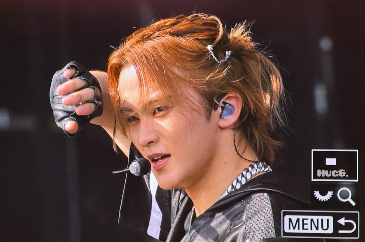 Mark and his pretty hairstyles are everything