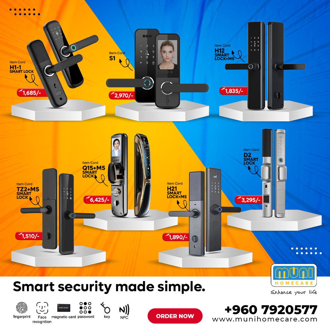 MUNIhomecare's tweet image. 🔓 🚪 Ready to upgrade your home security? Our smart locks offer seamless integration with your smart home system, giving you peace of mind and convenience at your fingertips. No more lost keys or forgotten locks!  

#SmartLocks #HomeTech #SecuritySolutions #ModernLiving.