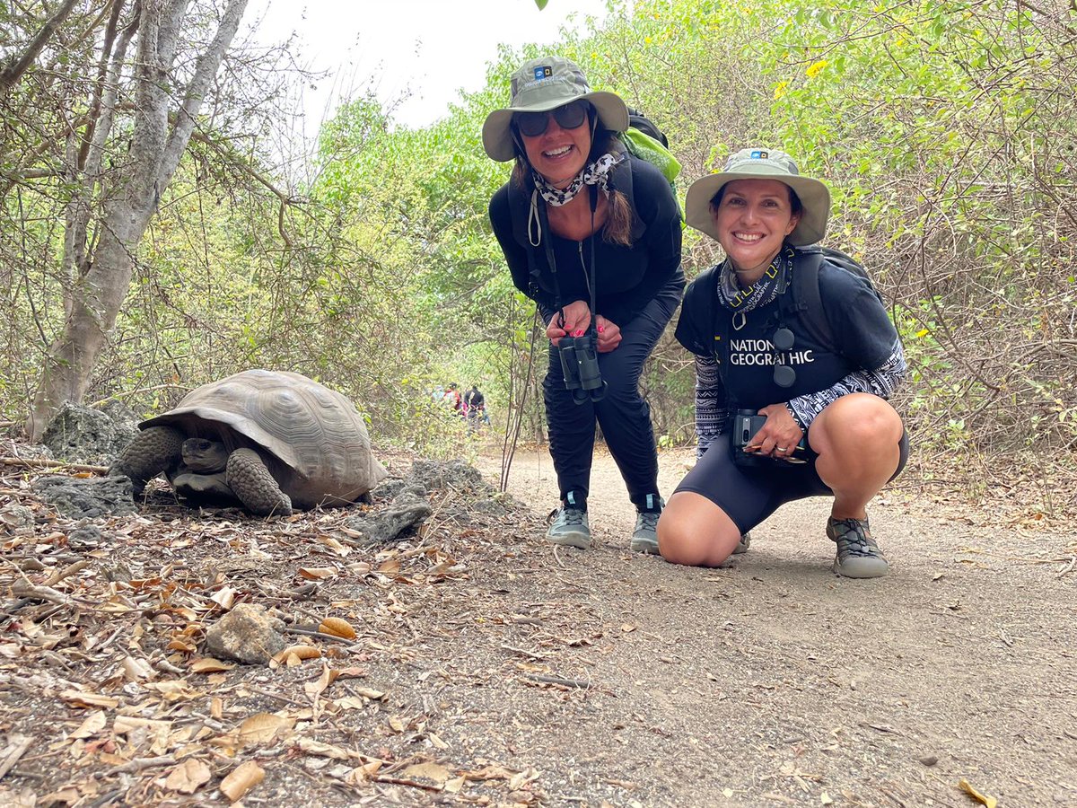 vickiemorgado1's tweet photo. I am beyond grateful to @NatGeoEducation @LindbladExp for this life-changing professional development opportunity to learn about #galapagos and to be able to share it with my new friend and colleague #whereIexplore #natgeoed #grovenorteacherfellow https://t.co/Sf5bxXQA8I