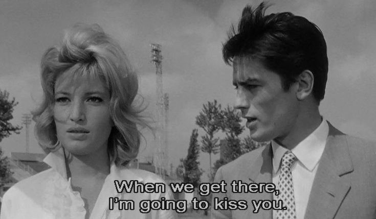 Monica Vitti and Alain Delon being tired and depressed in Rome is, I'm sure, peak of something.