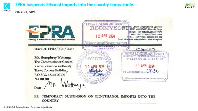 C_NyaKundiH's tweet image. Ethanol Import Ban Triggers Massive Layoffs at KOKO Networks

A recent restriction on ethanol imports has caused massive layoffs for cooking fuel and equipment company KOKO Networks which specializes in bio-ethanol stoves. 

"Hi Nyakundi,.A restriction on the import of ethanol is…