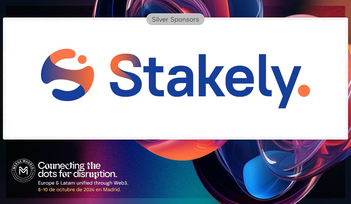 mmerge_io's tweet photo. 🚀 We’re proud to announce @Stakely_io as our #SilverSponsor! 🎉 #Stakely offers top-tier Staking-as-a-Service, supporting 40+ blockchains while contributing with open-source tools and educational content. 📚💡 Join us to explore their impact on the blockchain ecosystem! 🌐 ⛓ https://t.co/9TuFydPjgm