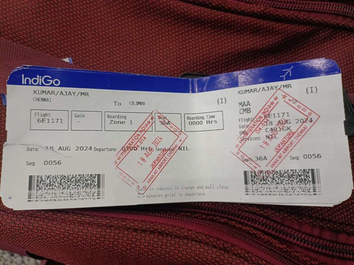 ganeshmbangar's tweet photo. @IndiGo6E very bad experience from Indigo at Chennai AirPort (actually it’s as usual experience at Chennai airport) , one of our employee traveling from Mumbai Colombo via Chennai flight, he got boarding pass up to Colombo in Mumbai itself but at https://t.co/ZhVXu734tk