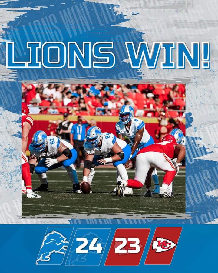 Bryan Hudson and the Lions get the dub at Arrowhead.