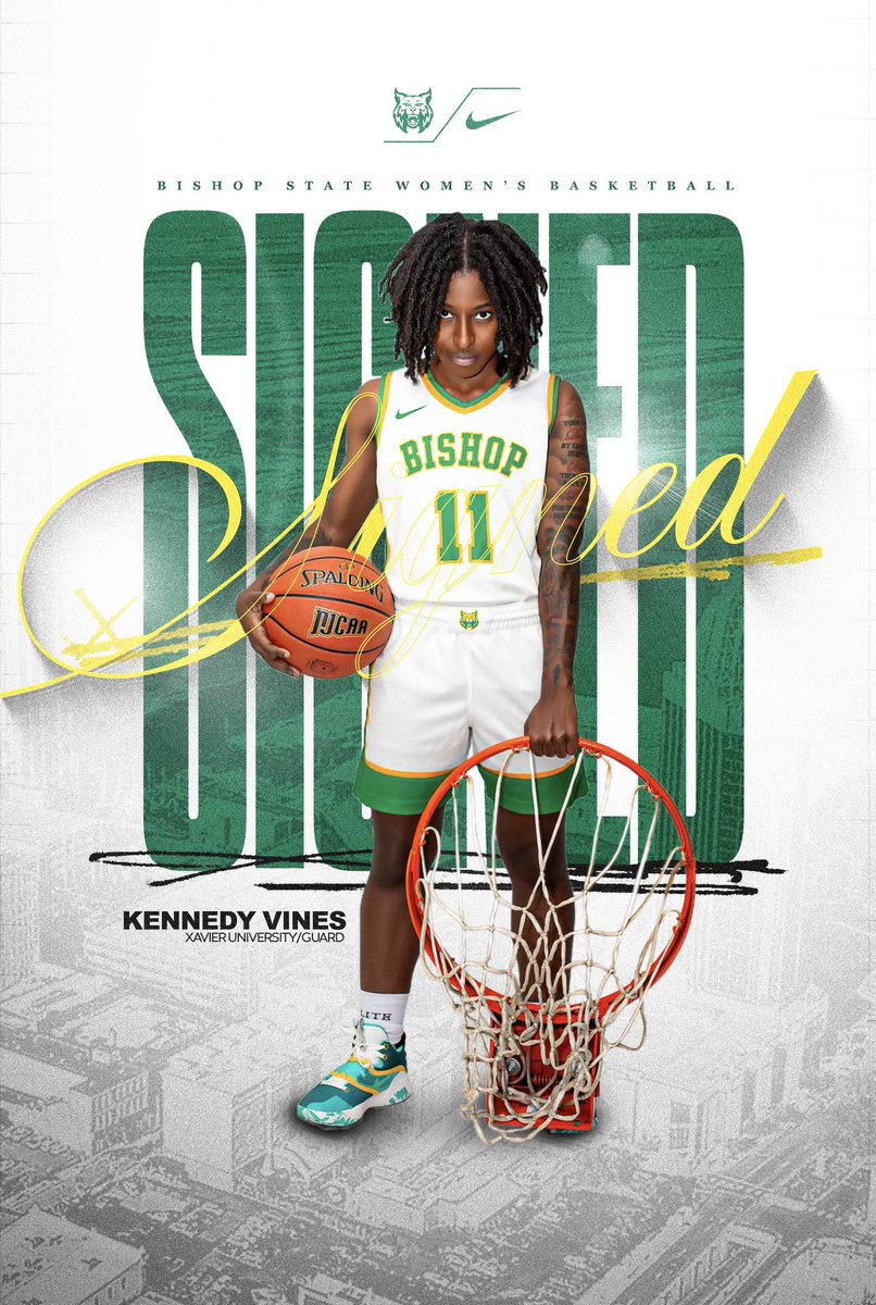 BishopStateWBB's tweet photo. Signed โ๐พ๐ฅ๐ค
@k3nn3dyv โ
#WeAreBishop ๐ฏ๐ช๐พ๐
Welcome Kennedy Vines
๐ 5โ3 Point Guard
๐Transfer/Xavier University
๐Mobile, Alabama
#Signed #Classof2024
#Bishopstate #WBB
#HBCU โ๐พ@bishopstatewbb https://t.co/yH5ABxhxeD