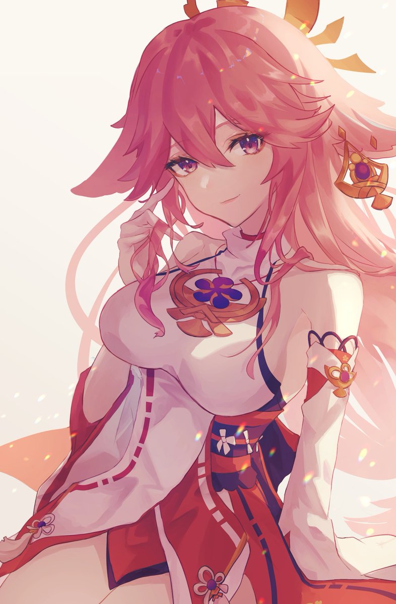 DailyGenshinArt's tweet photo. Yae from Genshin Impact. https://t.co/ajNQlVngsk