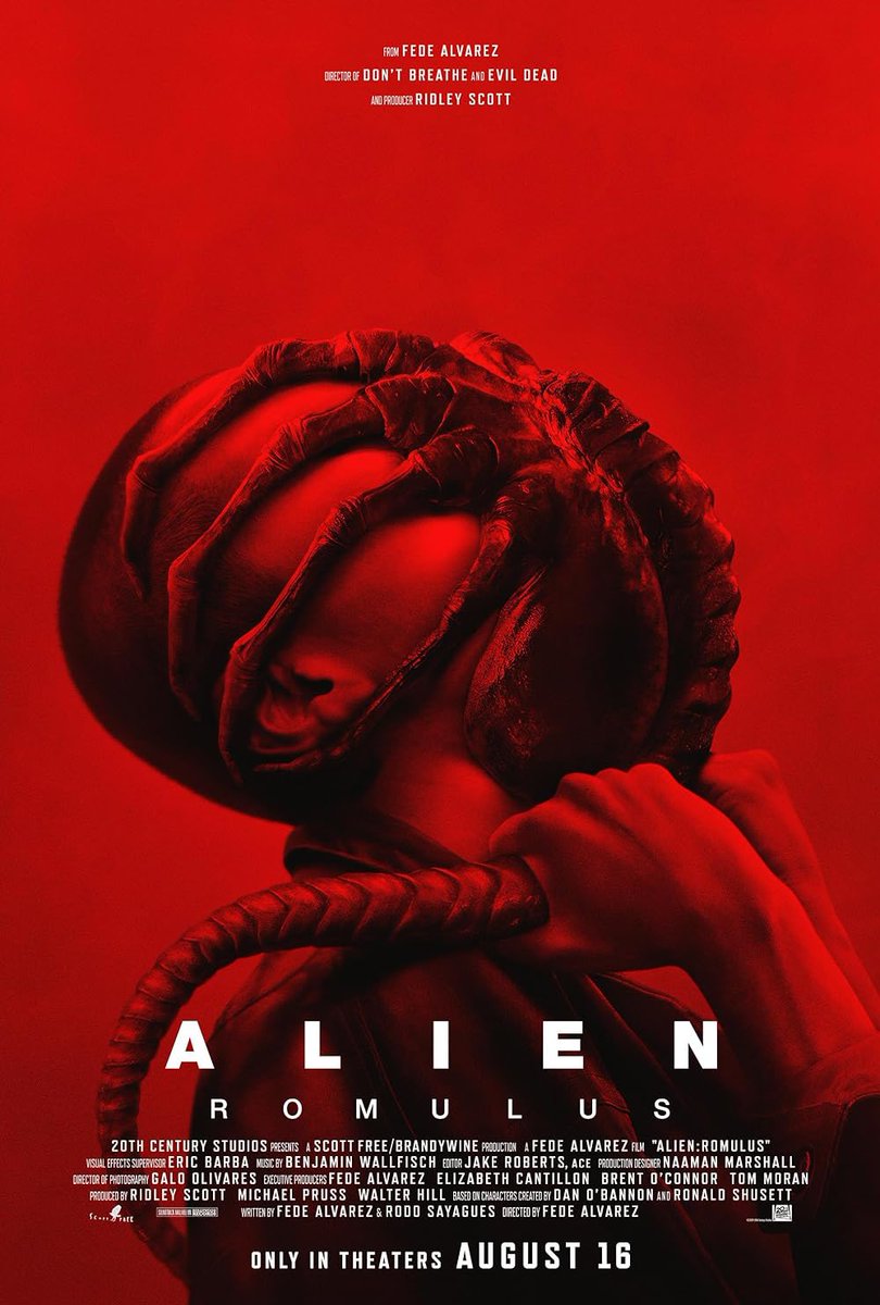 Rewatched the Alien series over the last few days in anticipation of seeing the latest installment tonight in IMAX. What a visually stunning film. Happy to chat with my fellow Alien nerds out there when you’re ready.