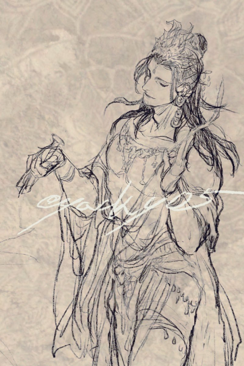 yacky05_old's tweet photo. 悲母観音ｵﾏｰｼﾞｭとか描いてみたい https://t.co/JFyk3hCGHg