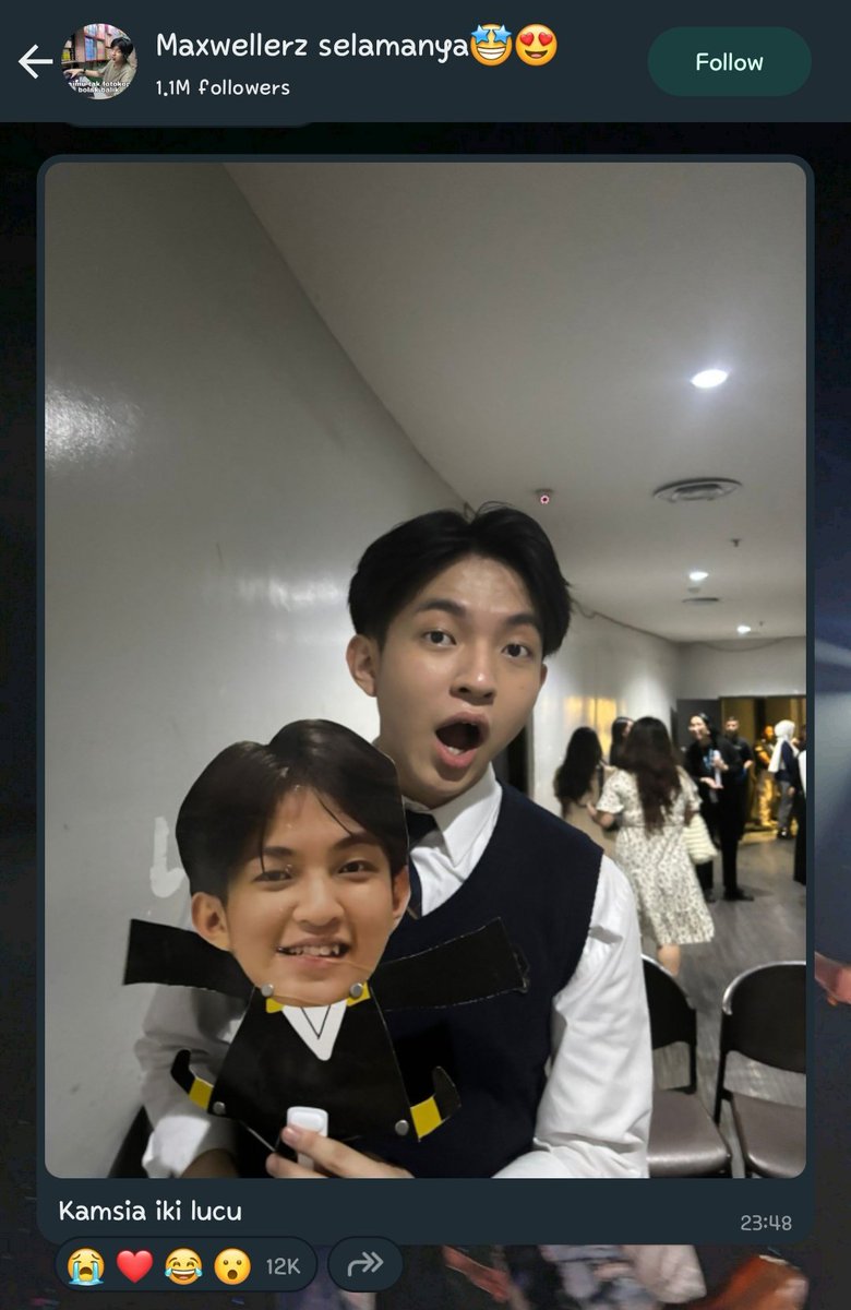 moveprojectbysa's tweet photo. Aku kagetttt, buyerku di notice😭🫵 #maxwell #maxwellerz #projectbysa
reaksi ku yang ikut reog😭🔥
https://t.co/09xcVMK9wJ https://t.co/P3f4u6EjJa