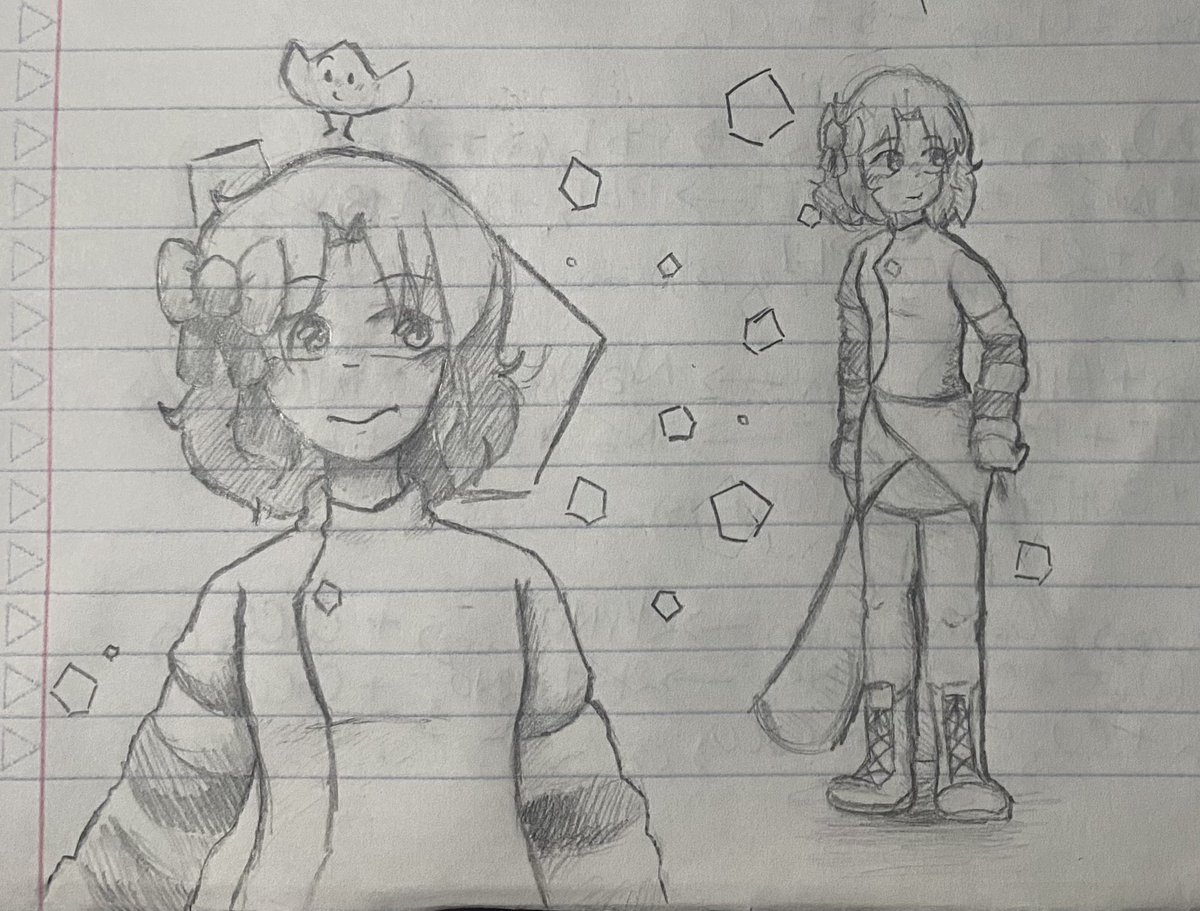 GachiinotJawaii's tweet image. foldy gijinka, except i drew it on my chem hw lol
—
#bfdi #bfb #tpot
