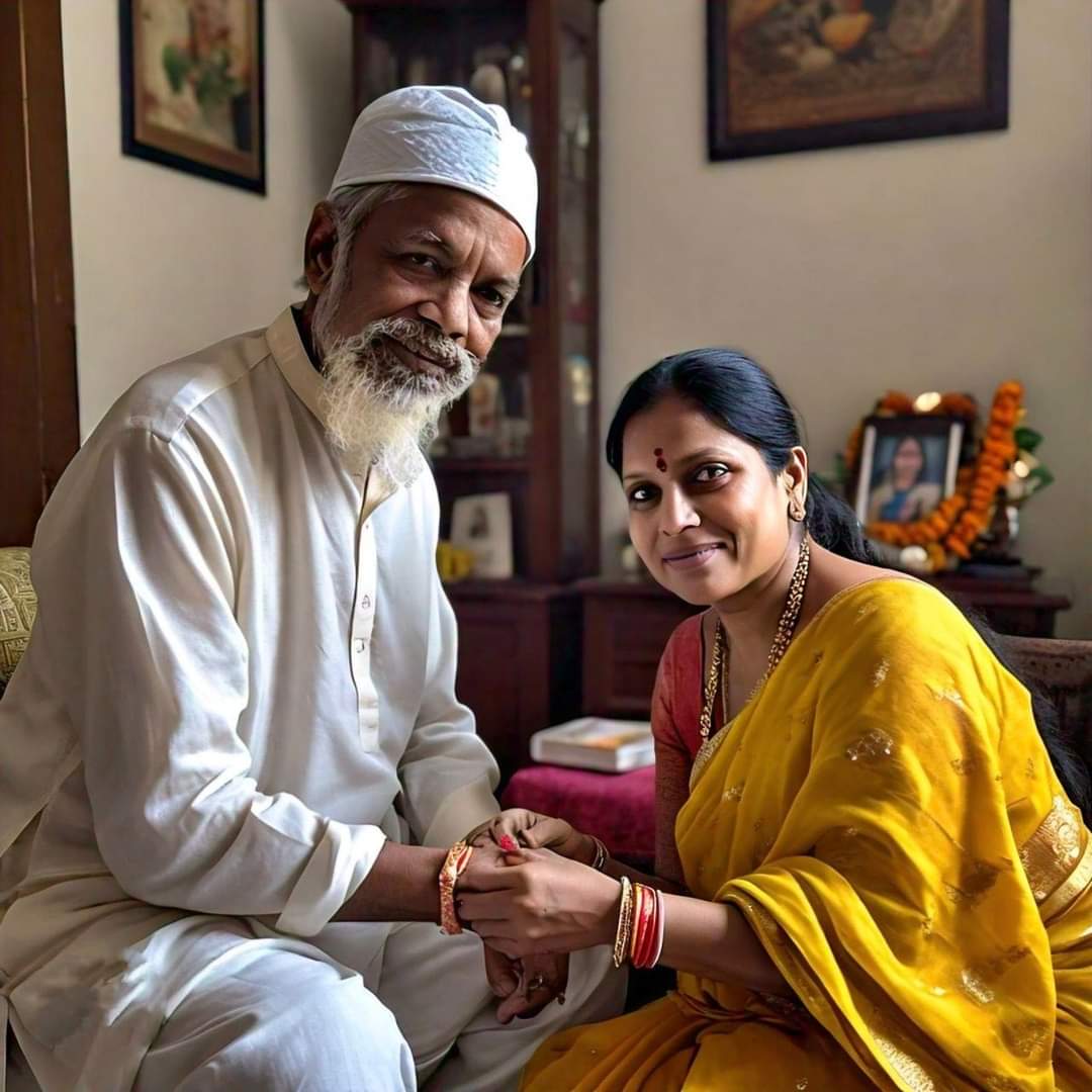 ocjain4's tweet photo. एक महिला के भाई नहीं था रक्षाबंधन के दिन वह राखी, नारियल और मिठाई लाई।।

पति - बोला तुम्हारा कोई भाई तो है नहीं फिर ये सब क्यों लाई हो..?

पत्नी बोली मेरा कोई भाई नहीं है इसलिए मैंने बाजू वाले सलीम भाई को अपना धर्म भाई बनाया है।

पति - बोला ठीक है पर राखी बांधने से पहले तुम सलीम से ये पूंछकर आओ कि शादी से पहले उसकी बीवी उसकी क्या लगती थी??

उस महिला ने सलीम से जाकर पूंछा कि तुम्हारी पत्नी रेहाना शादी से पहले तुम्हारी क्या लगती थी??

सलीम - बोला रेहाना शादी से पहले मेरे चाचा की बेटी मेरी चचेरी बहन थी।।।

पत्नी ने घर आकर अपने पति को बताया,

पति बोला जब उसने अपनी सगी बहन को नहीं छोड़ा तो वह राखी बांधने से तुम्हें छोड़ देगा क्या??

पत्नी को अब सारी बात समझ में आ गई थी....

बात - बात पर जातिवाद फैलाने का आरोप लगाने वाले और हिंदू - मुसलमान भाई - भाई मानने वाले उन सभी सेक्युलर भाई - बहनों को समर्पित है,,, ✍️