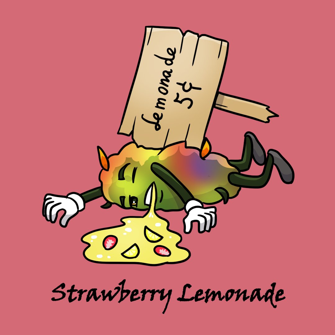 BlockchainBuds's tweet photo. Ever think about what it would be like to die? ☠️
Well don't try Strawberry Lemonade, you might find out. 🍓🍋🧃🪦
👇👇
https://t.co/DyXhL3SxLs
#nft #nfts #crypto #high #stoned #lemonaide #strawberry #death #die https://t.co/A0wn6o1Z8P