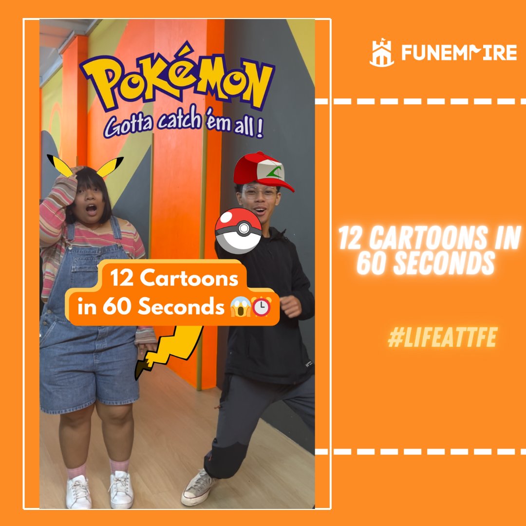 thefunempire's tweet photo. Ash gotta catch all those Pokemon, but you should catch all the fun activities at Fun Empire!🤪
📌 Check out more of our #LifeAtFunEmpire BTS here from our TikTok page ➡️ https://t.co/xYlezrWole 
 •
 •
 • 
#FunStartsHere #FunEmpire #tiktok #LifeAtFunEmpire #Behindthescenes https://t.co/p1Xj2zGEFC