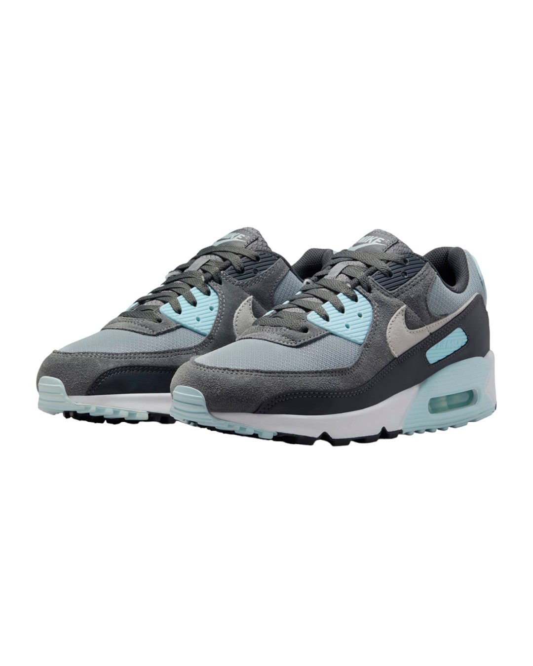 KicksOnFire on X Nike Air Max 90 Grey Glacier Blue Grey Black Glacier Blue DM0029 009 August 17 2024 The Nike Air Max 90 Grey Glacier Blue is a fresh