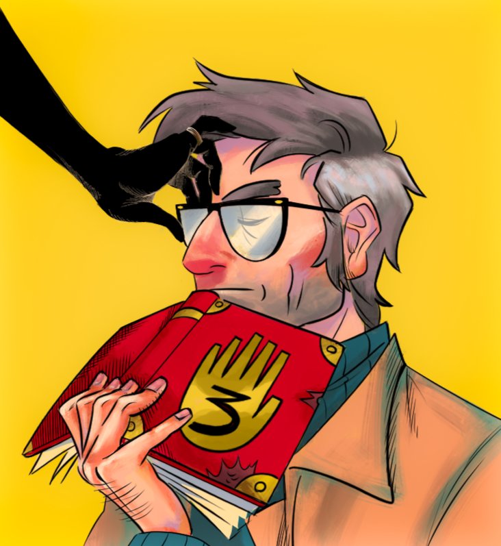 Mequetrefeee_'s tweet photo. Okay this was quick, but this version of human Bill has been rattling around in my head  o(-(             
#GravityFalls #fordpines #BillCipher https://t.co/AkdFIfFInZ