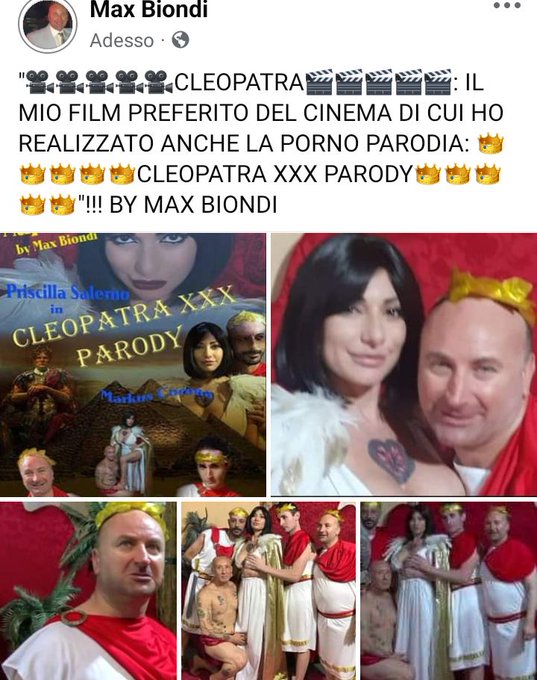 "🎥🎥🎥🎥🎥CLEOPATRA🎬🎬🎬🎬🎬: IL MIO FILM PREFERITO DEL CINEMA DI CUI HO REALIZZATO ANCHE LA PORNO PARODIA: 👑👑👑👑👑CLEOPATRA