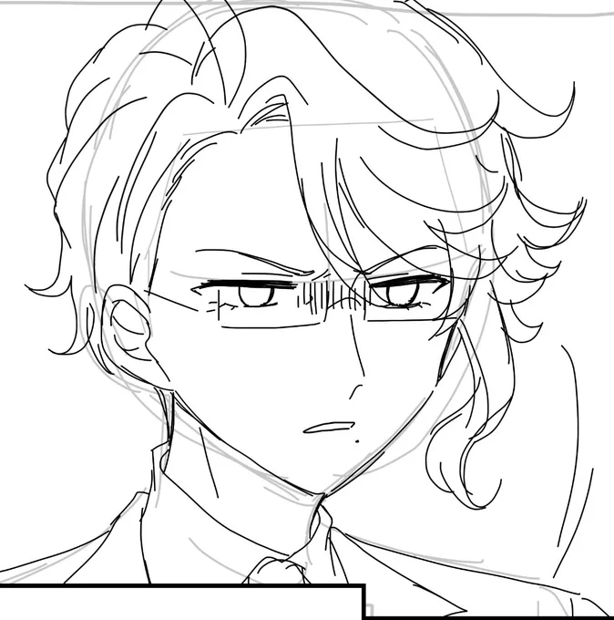 🐙、マジでいつ描いても描きにくい顔してんだよな!!!!!!!!!!!!!!!!好き 