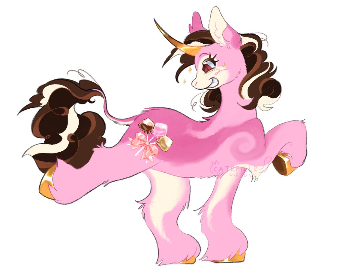 CATRPiLLRR's tweet photo. @Lil_Cinnamon My Muleicorn, SweetieSwirly! https://t.co/ugRVnMt9hk