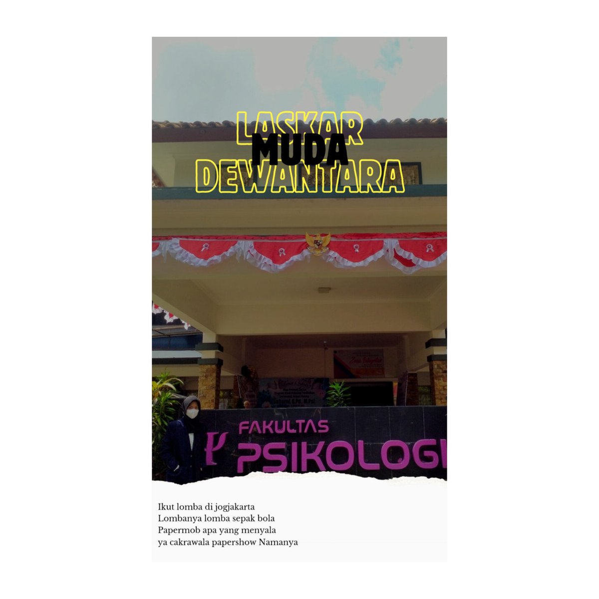 studeehey's tweet photo. PKKMB DAY 1
@BEMUMOfficial
#Day1PKKMBUM2024 #PKKMBUM2024 #MabaUM2024
#SinergiKreasi
#BEMUM2024 #UMtheOnlyOne #SahabatMahasiswa #LaskarDewantaraMuda #universitasnegerimalang #NareswaraDrestantaArutala #sehatbahagia #prestasimendunia #ExcellenceInLearningInovation #LustrumXIVUM https://t.co/UfqCo6OeHn