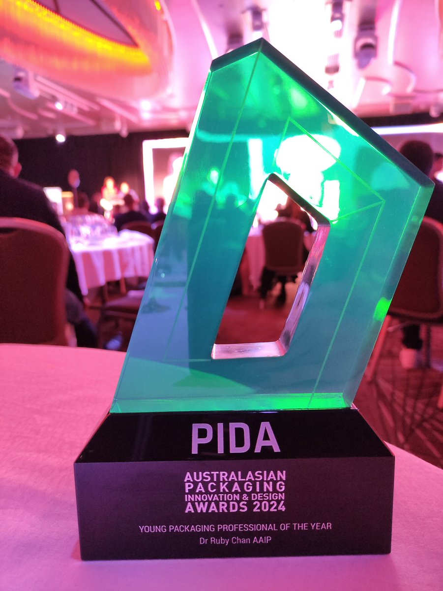 Ruby_Chanby's tweet photo. Truly honored to be recognised as the Young Professional Packaging Professional of the Year at the 2024 PIDA Awards. Grateful for the guidance from my supervisors, industry support, and encouragement from my family. You inspire me to do my best! ✨ #PIDA2024 @AIPACKAGING @RMIT https://t.co/bBbMcBF4vY
