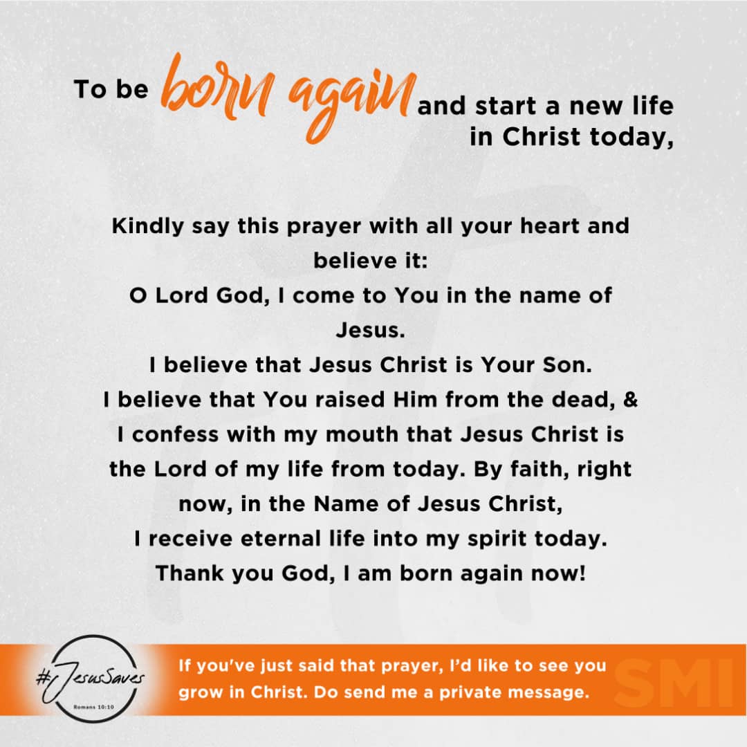 Jesus Christ is the same yesterday, today and forever. He’s alive and His Name still has power today; that’s why we see so many mighty miracles happening around the world. These miracles are a testimony that He’s alive. Salvation is only in His Name, and you can receive it today