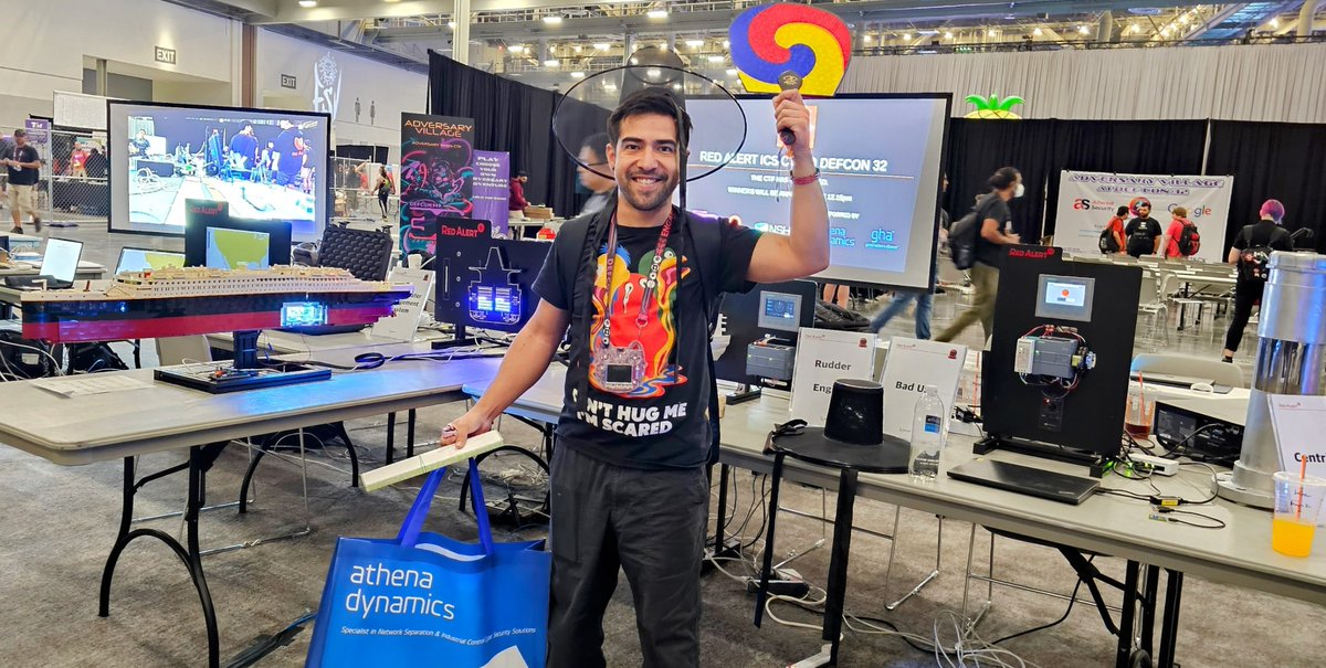 icsctf's tweet image. 🎉 Moments to Remember! 🎉 Sharing some snapshots from our award ceremony at the RED ALERT ICS CTF at @defcon 32. Congrats once again to our winners and all participants—you made this event unforgettable! 📸🏆
#DEFCON32 #RedAlertICSCTF #DEFCON