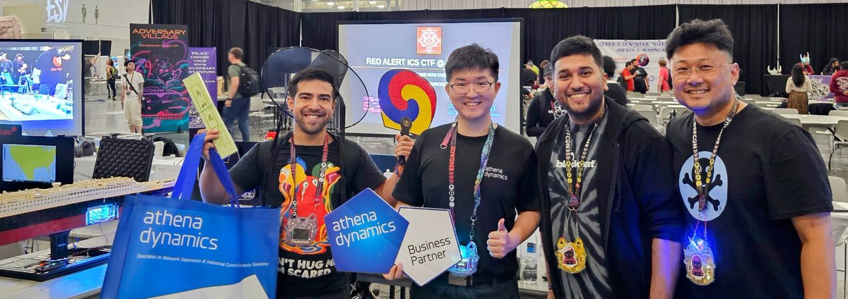 icsctf's tweet image. 🎉 Moments to Remember! 🎉 Sharing some snapshots from our award ceremony at the RED ALERT ICS CTF at @defcon 32. Congrats once again to our winners and all participants—you made this event unforgettable! 📸🏆
#DEFCON32 #RedAlertICSCTF #DEFCON