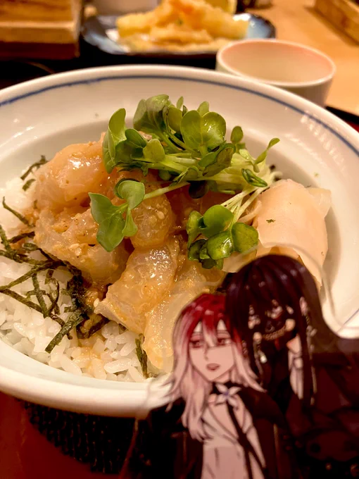 ラーフ見たまえ〜鯛丼だ 
