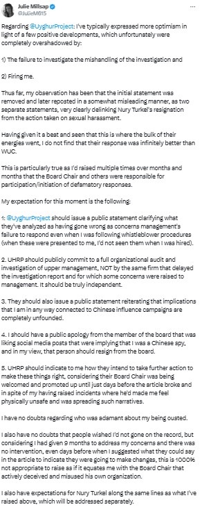 vanrossconturno's tweet photo. They are gradually eating away at our organization.. These are all evidence that they abuse their power and harm women. But now they are still at large. @JulieM615 @esmahazal_ @nuryturkel @Dolkun_Isa  #sexualharassment #HumanRights  #uyghurs https://t.co/lRtd5v2edt