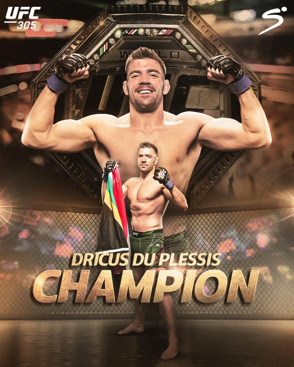 𝐓𝐡𝐞 𝐮𝐧𝐝𝐢𝐬𝐩𝐮𝐭𝐞𝐝 𝐦𝐢𝐝𝐝𝐥𝐞𝐰𝐞𝐢𝐠𝐡𝐭 𝐜𝐡𝐚𝐦𝐩𝐢𝐨𝐧: Dricus 'Stillknocks' du Plessis 🇿🇦

#UFC305